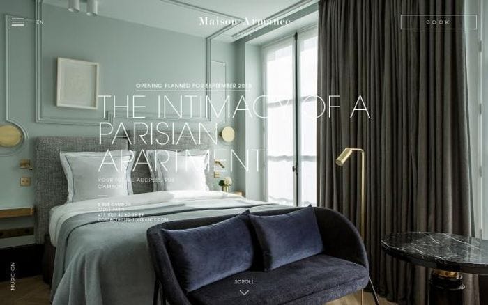 Paris-maison-armance website preview