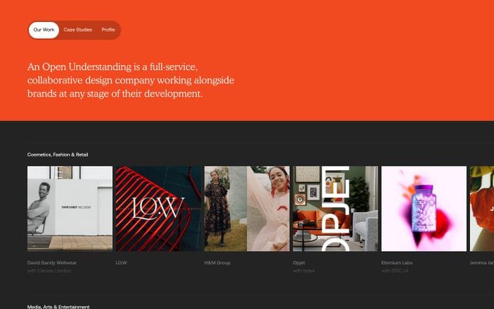 An Open Understanding website preview