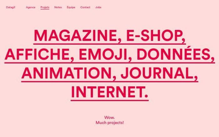 Datagif website preview