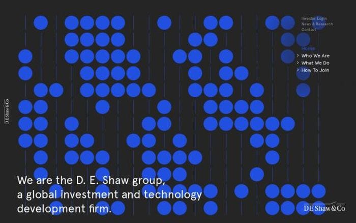 Deshaw website preview