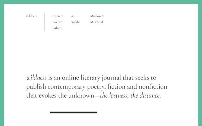 Readwildness website preview