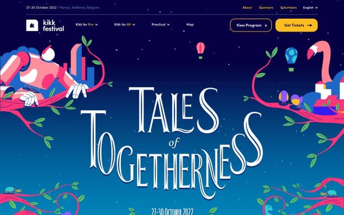 Kikk 2022 website preview