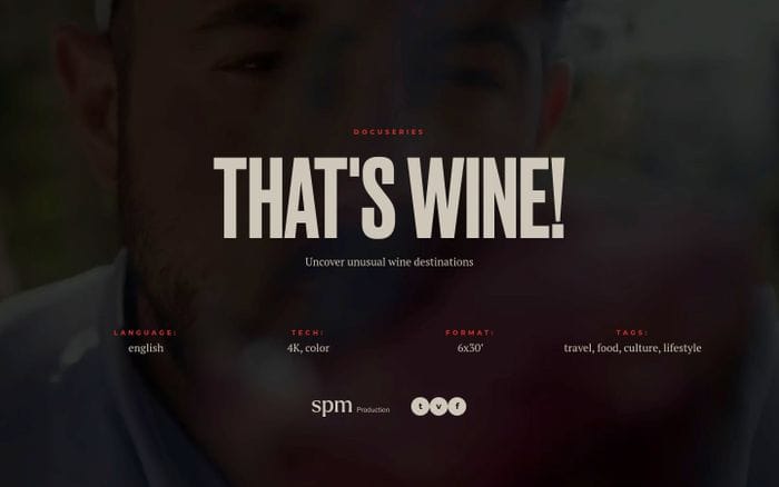 That's wine website preview