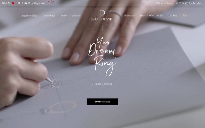 Your Dream Ring website preview
