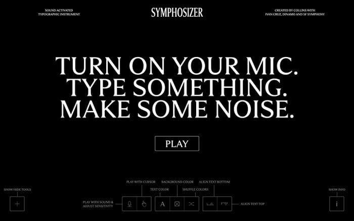 Symphosizer website preview