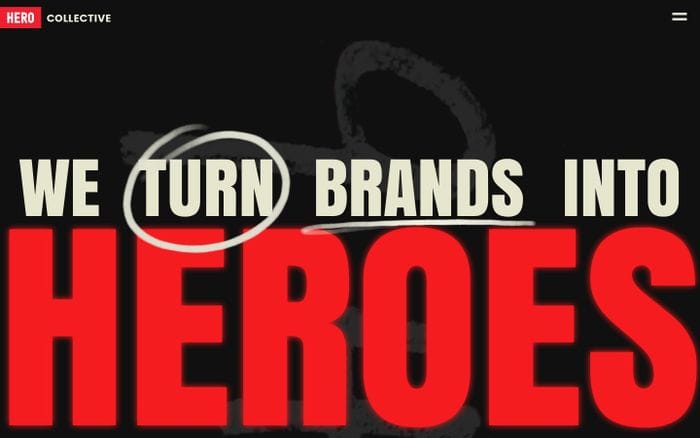 Hero Collective website preview