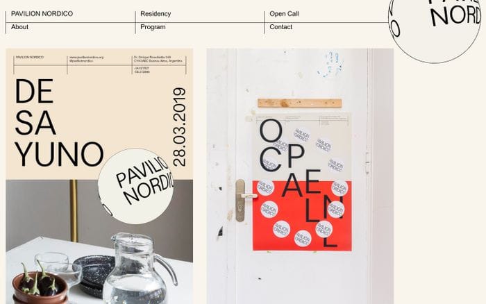 Pavilion Nordico website preview