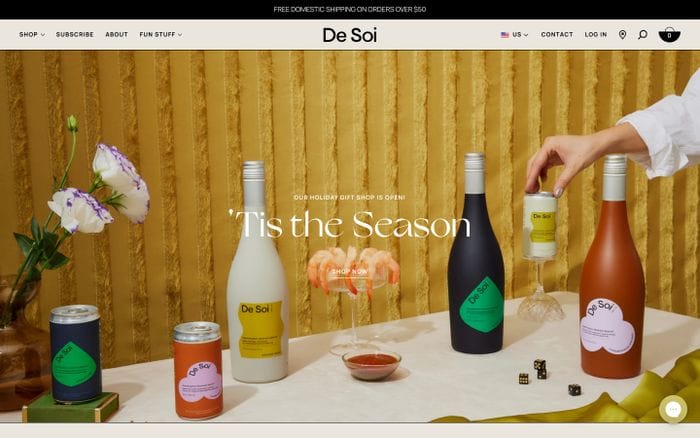 De Soi website preview