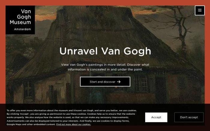 Unravel website preview