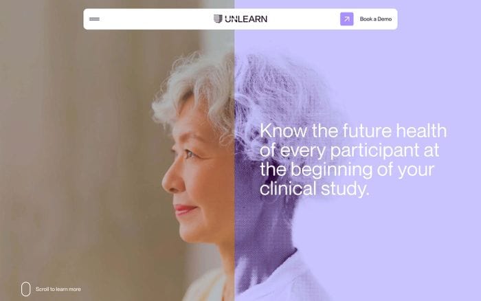 Unlearn website preview