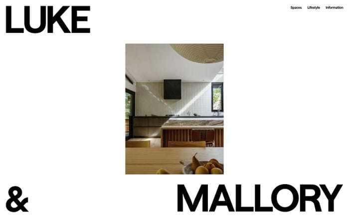 Luke and Mallory Photography website preview