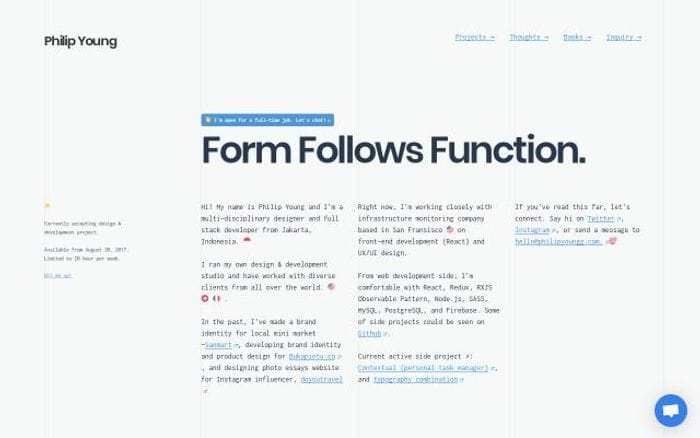 Philipyoungg website preview