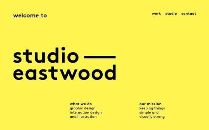 Studio-eastwood website preview