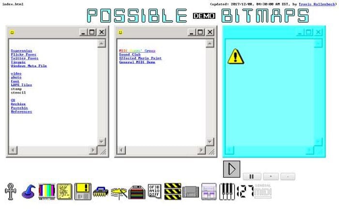 Possiblebitmaps website preview