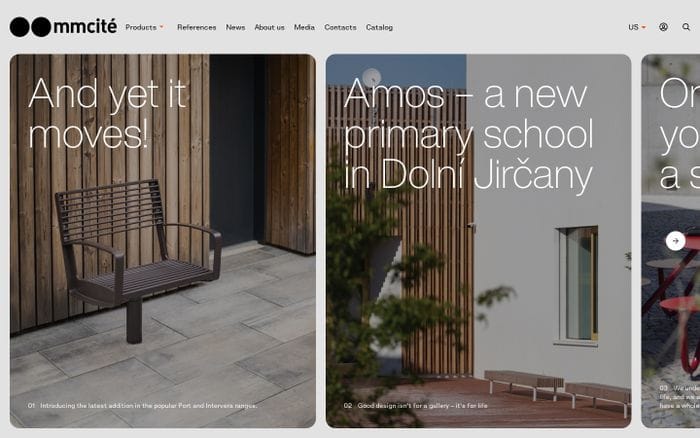 Mmcité website preview