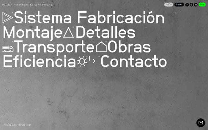 PREMOLD™_Sistema Constructivo website preview
