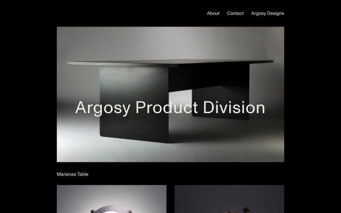 Argosy Product Division website preview