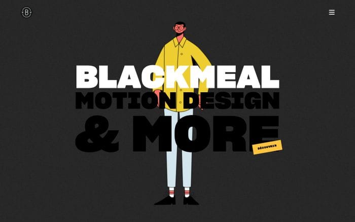 Blackmeal website preview
