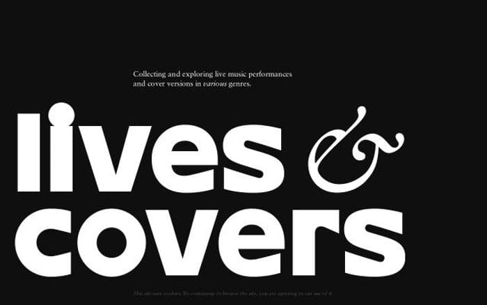 Covers website preview
