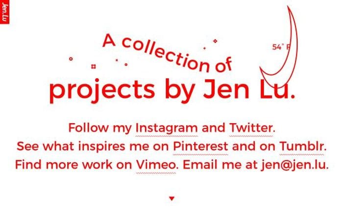 Jen website preview