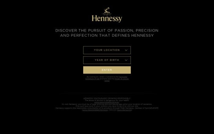 Hennessy X.O - The Seven Worlds by Ridley Scott website preview