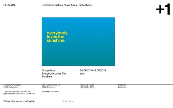 Plus-one website preview