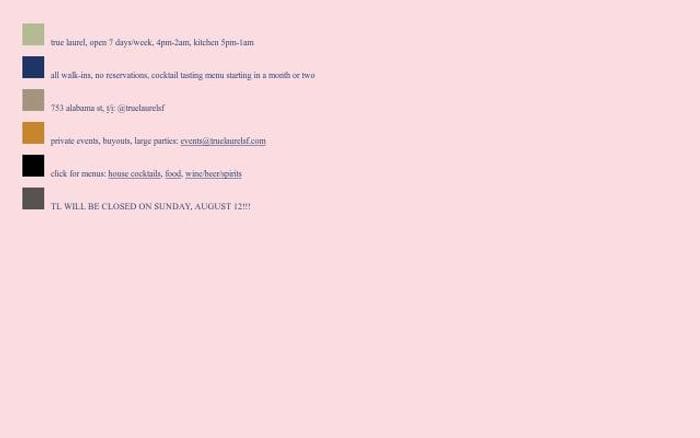 Truelaurelsf website preview