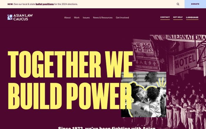 Asian Law Caucus website preview