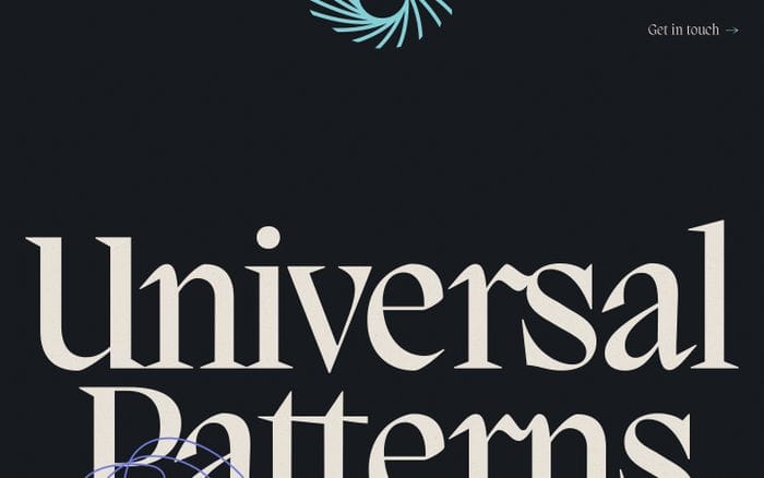 Universal patterns website preview