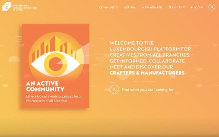 Creativecluster website preview