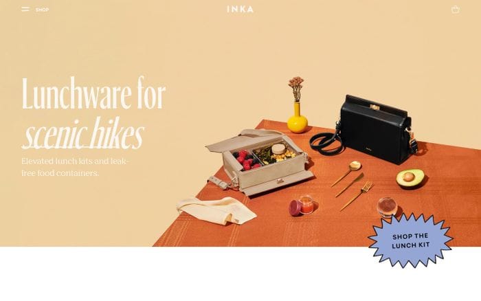 Inka website preview