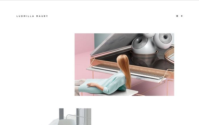 Ludmilla Maury website preview