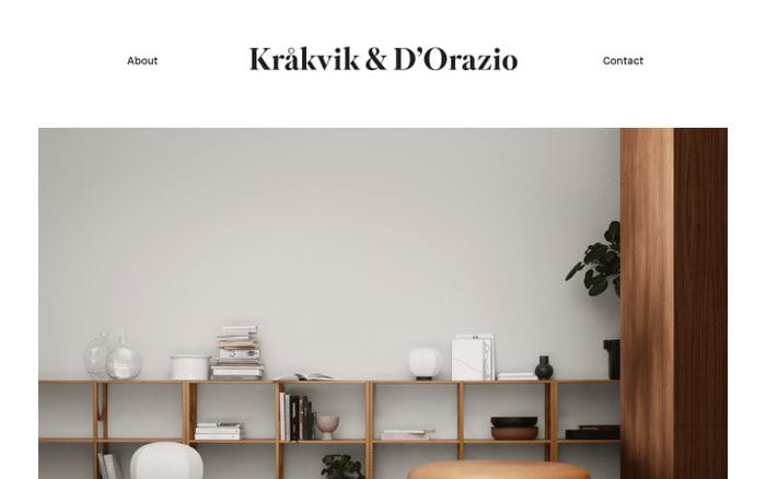 Kråkvik & D'Orazio website preview