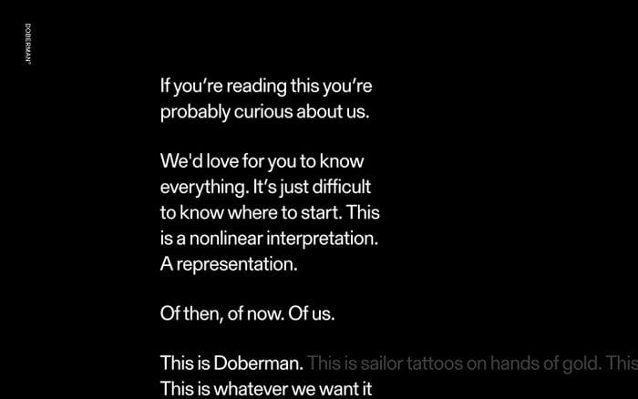 Doberman culture website preview