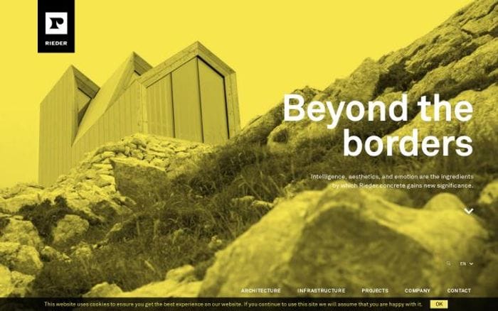 Rieder website preview
