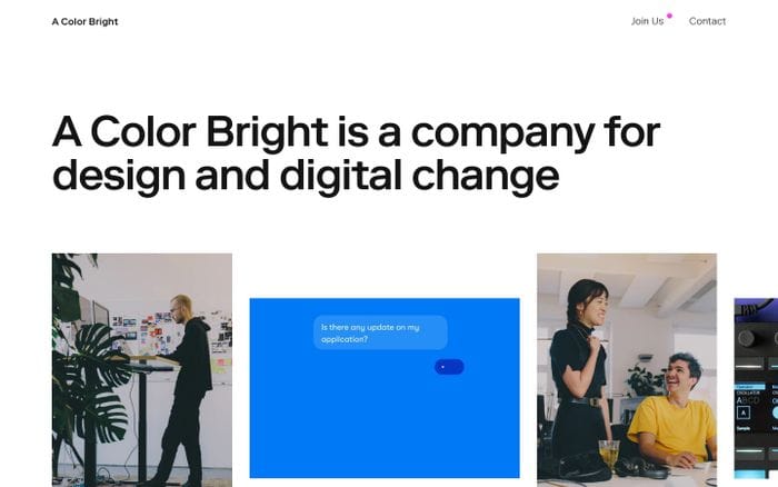 A Color Bright website preview