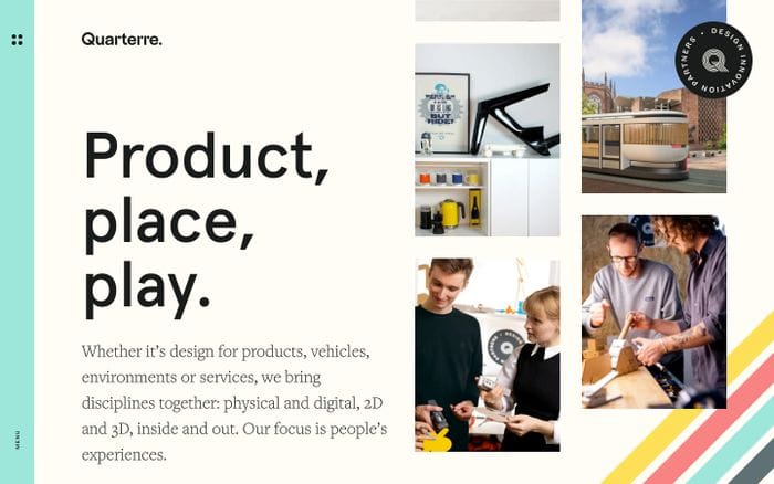 Quarterre website preview