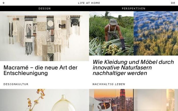 Lifeathome website preview