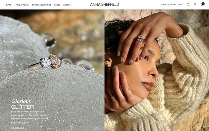 Anna Sheffield website preview