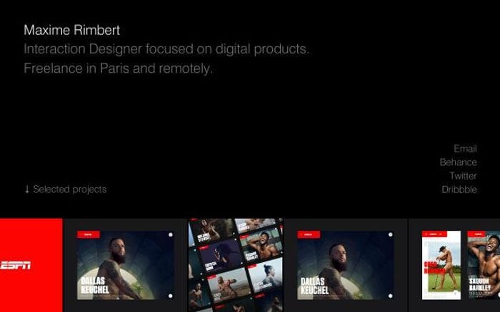 Maximerimbert website preview