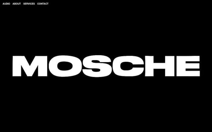 Mosche website preview