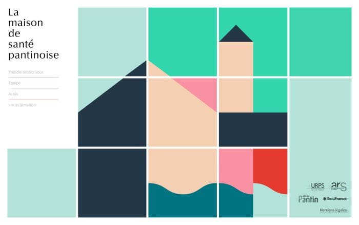 La Maison de Santé Pantinoise website preview