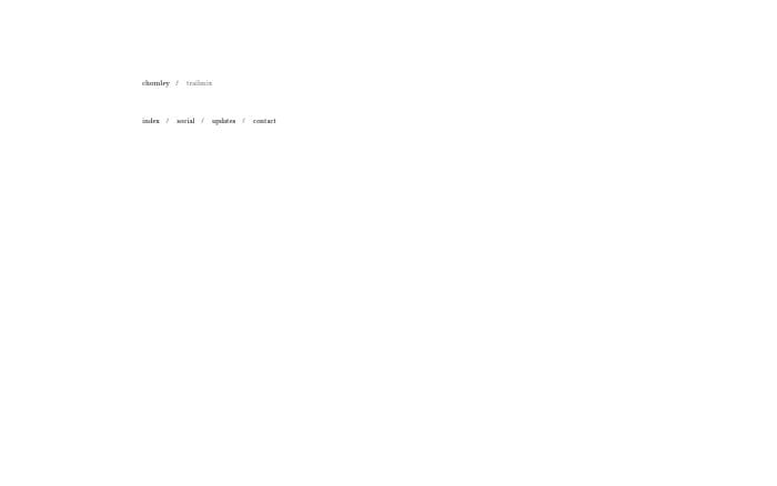 chomley website preview