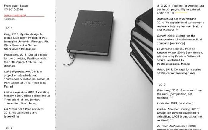 Fromouterspace website preview