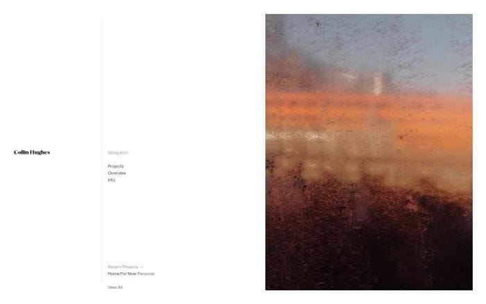 Collin-hughes website preview