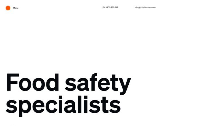 Rulethirteen website preview