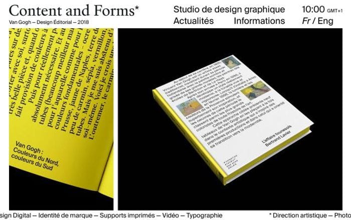 Contentandforms website preview