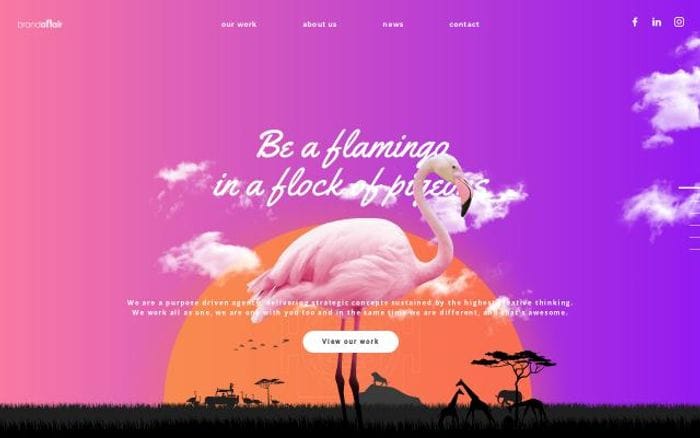 Brandaffair website preview