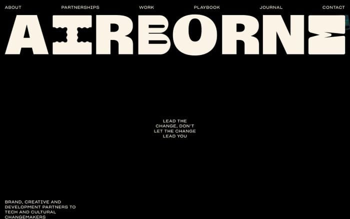 Airborne website preview