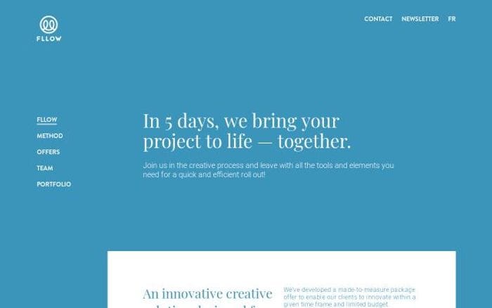 Fllow website preview